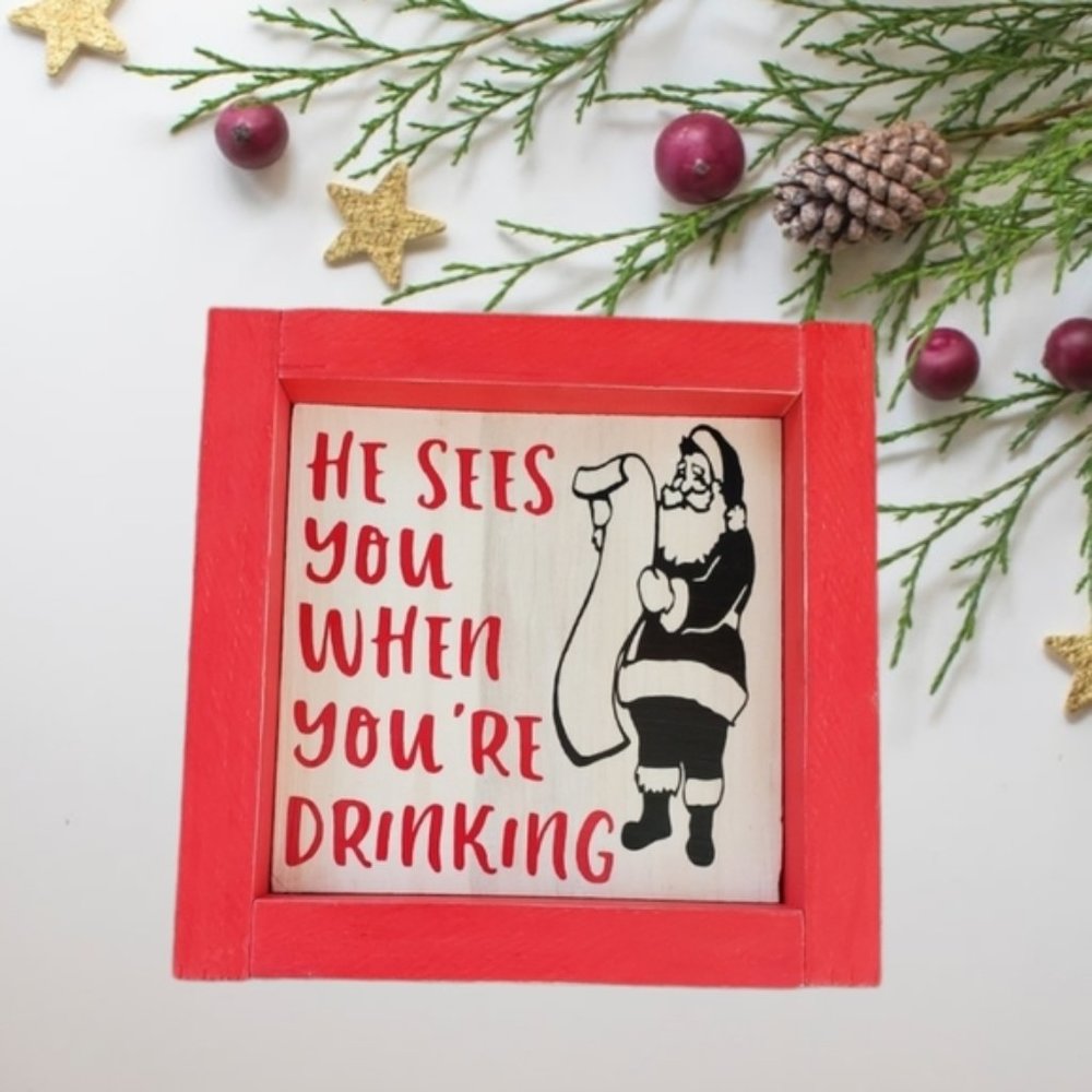 Christmas Decor Sign [Wall/Shelf Art]